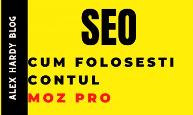 [SEO Tutorial] Cum folosesti contul MOZ pro