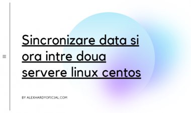 Sincronizare data si ora intre doua servere linux centos