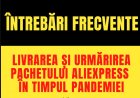 Întrebări frecvente: livrarea și urmărirea pachetului Aliexpress în timpul pandemiei