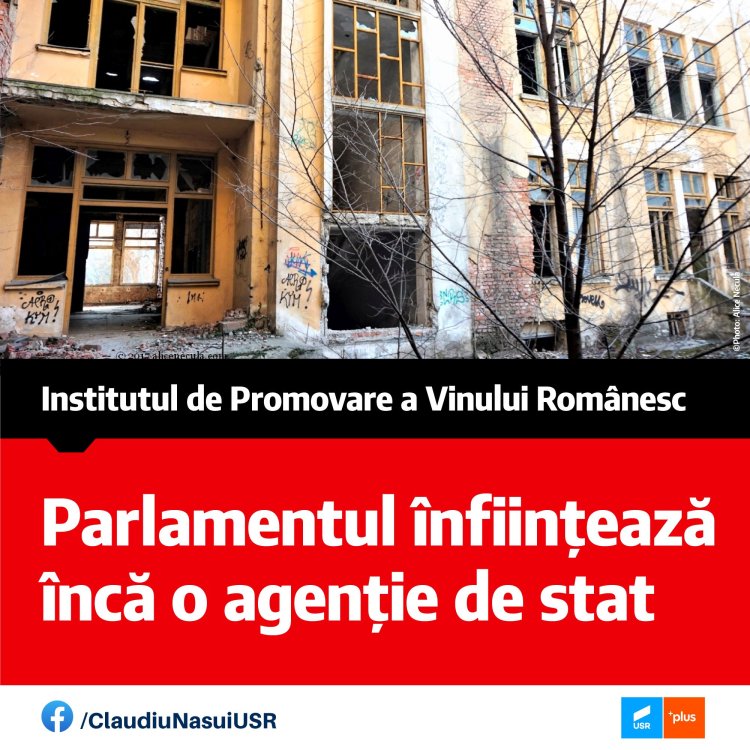 În loc să desființeze din miile de agenții inutile, coaliția PSD-PNL mai face încă una: „Institutul de promovare a vinului românesc”.