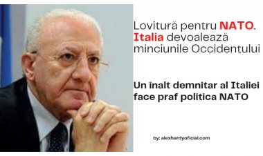 Lovitură pentru NATO. Italia devoalează minciunile Occidentului 