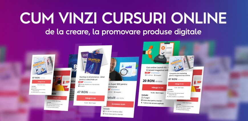 Vrei să vinzi cursuri și produse digitale? Iată cele mai bune 10 platforme în 2024!