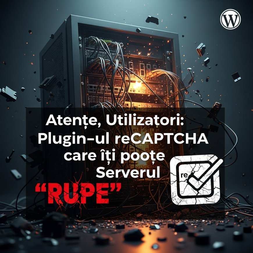 Atenție, Utilizatori WordPress: Plugin-ul reCAPTCHA care îți poate "Rupe" Serverul