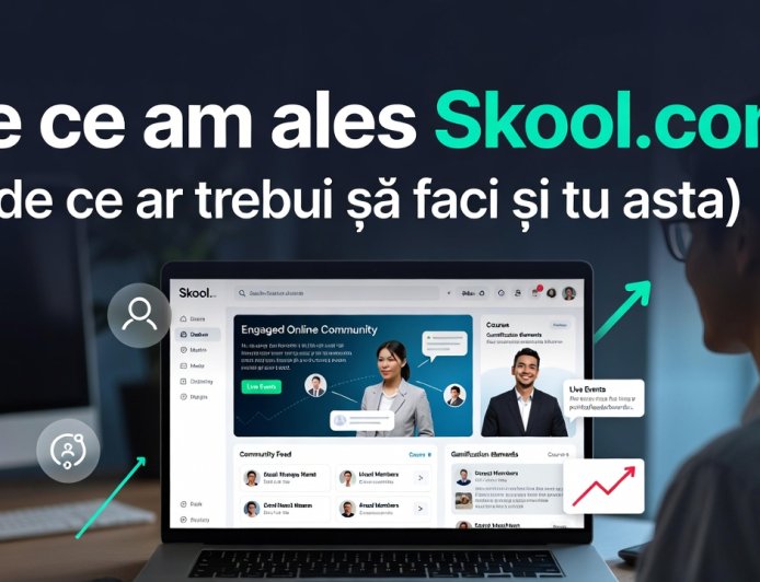 De ce am ales Skool Com (și de ce ar trebui sa faci si tu asta)