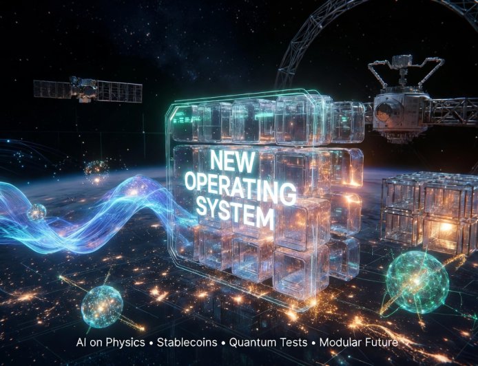 Noul sistem de operare: inteligența artificială în fizică, monede stabile în finanțe, teste cuantice și totul modular