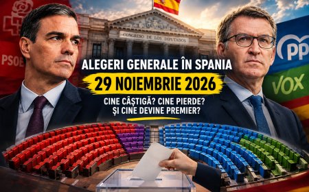 Alegerile anticipate din Spania — 29 noiembrie 2026: cine câștigă, cine pierde și cine devine premier